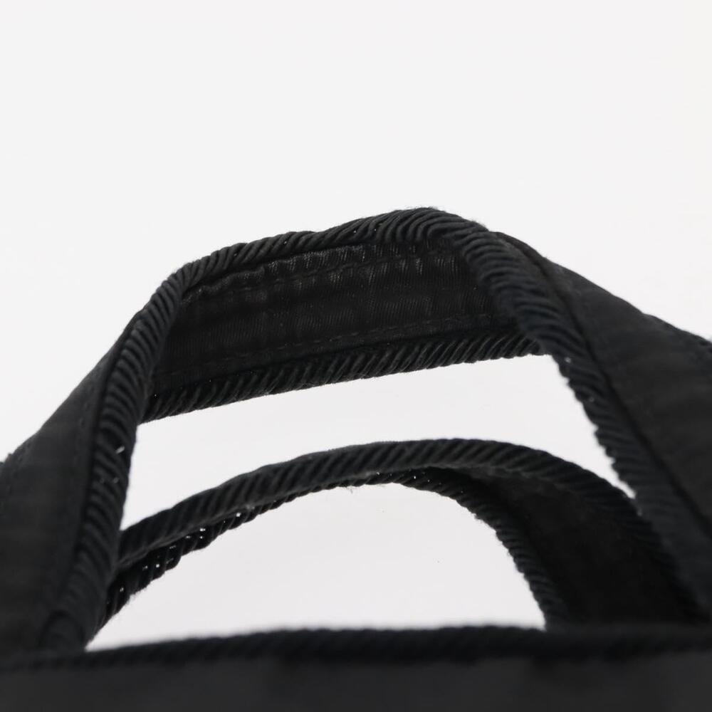 PRADA Beads Tote Bag Nylon Black Silver Auth bs30073 - Picture 8 of 16